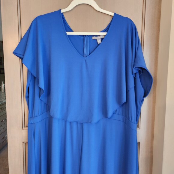 Jessica London Maxi Dress Blue Size 20W - Picture 1 of 8